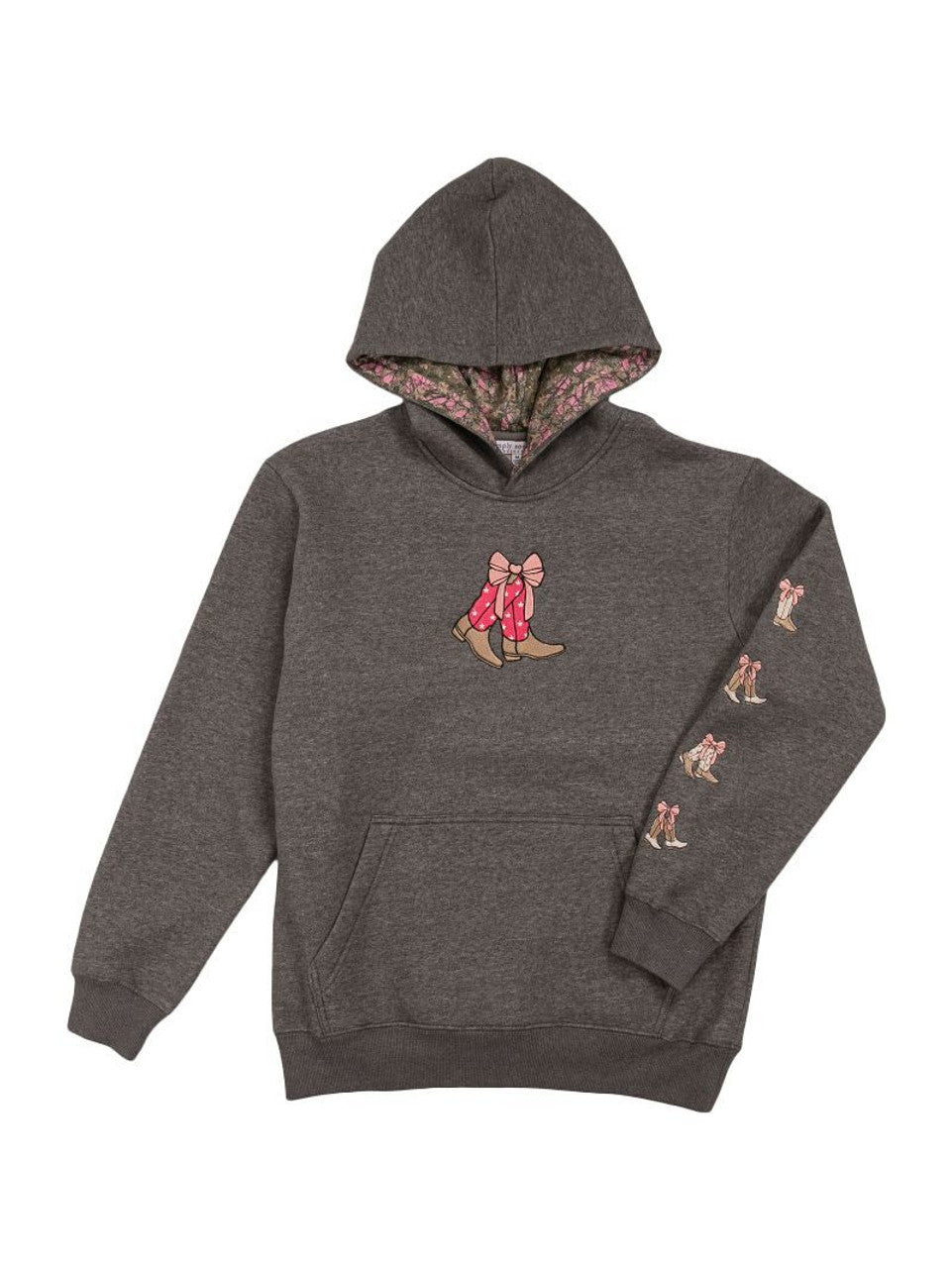 Simply Southern Boot Camo Bow Hoodie
