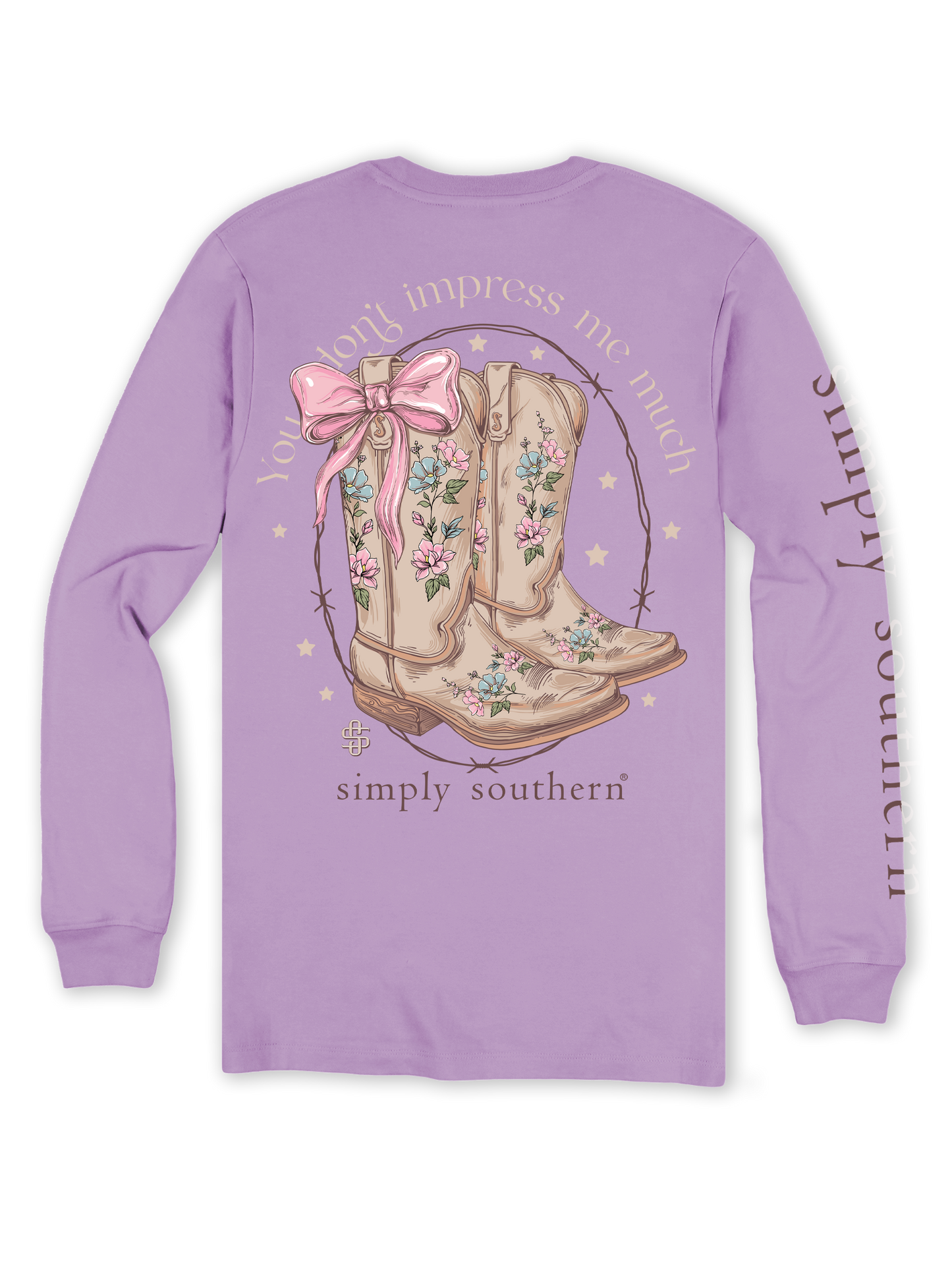 Simply Southern You Don't Impress Me Much Long Sleeve Tee