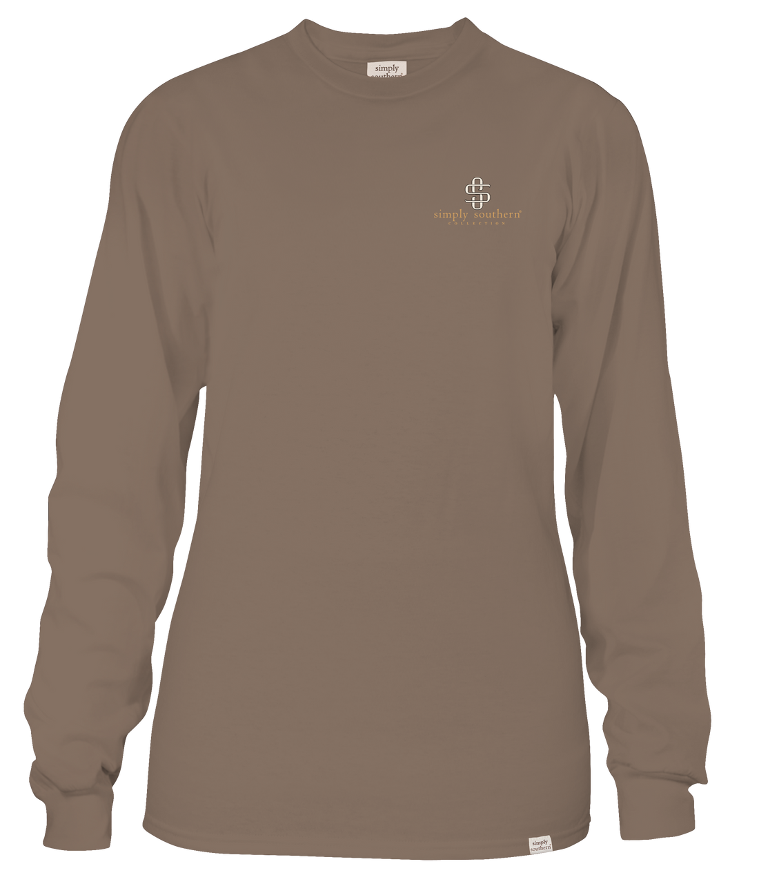 Simply Southern Pumpkins Fall Leaves Football Long Sleeve Tee