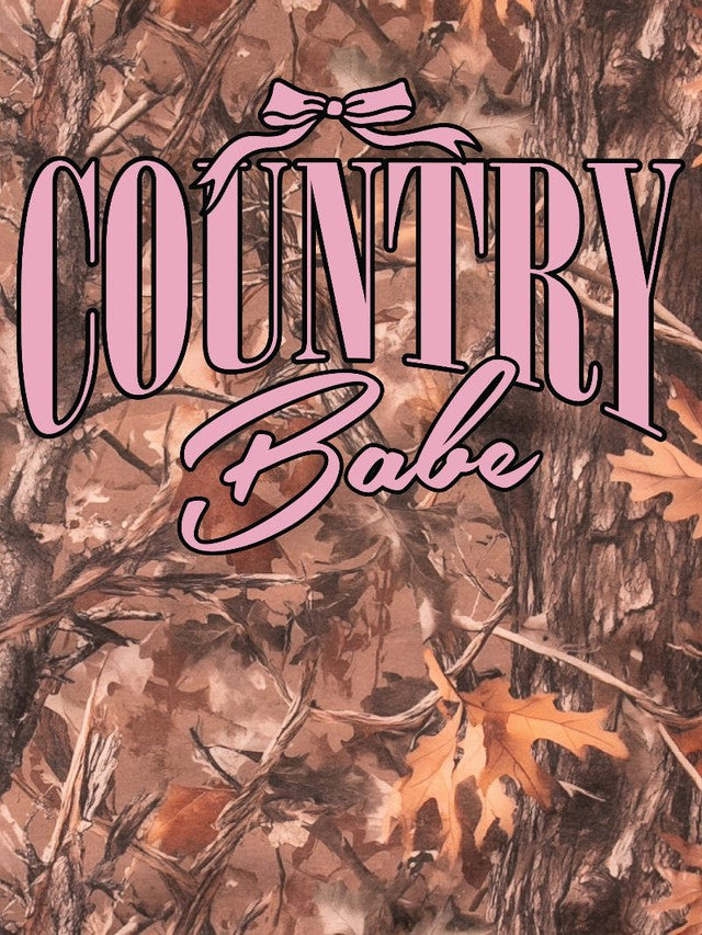 Simply Southern Country Babe Camo Tee