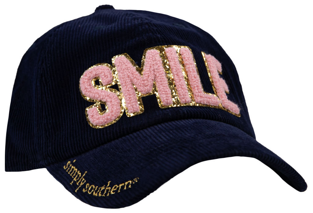 Navy Monogrammed Hat - The Southern Rose Monogram & Gift