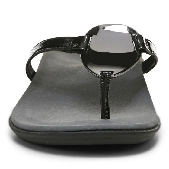 Vionic Raysa Toe Post Sandal Black