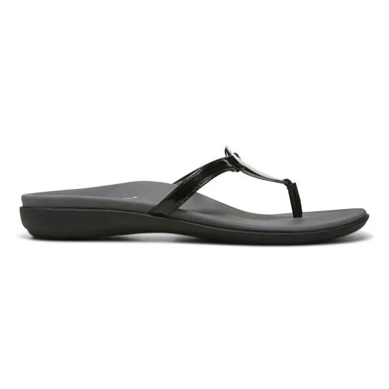 Vionic Raysa Toe Post Sandal Black