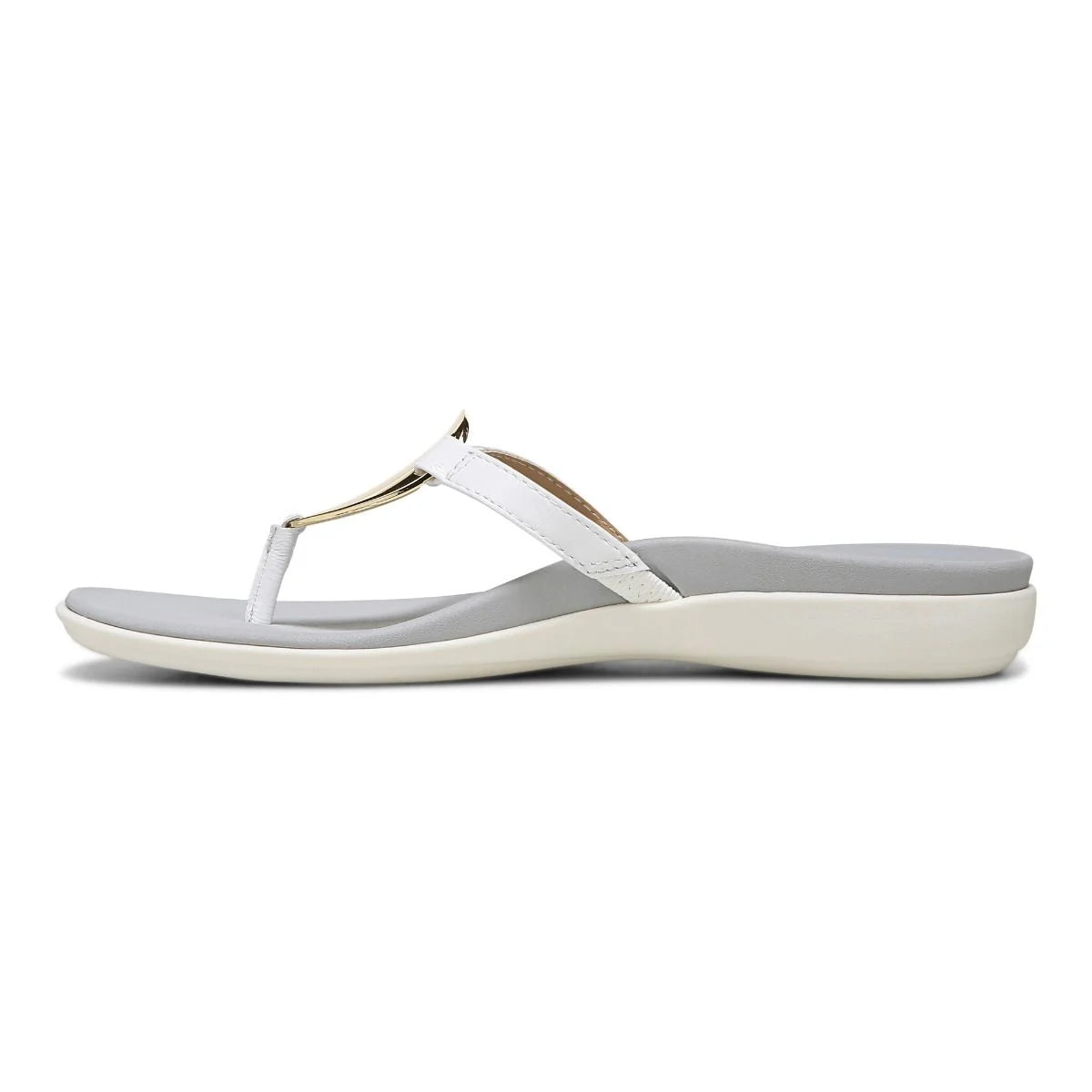 Vionic Raysa Toe Post Sandal White