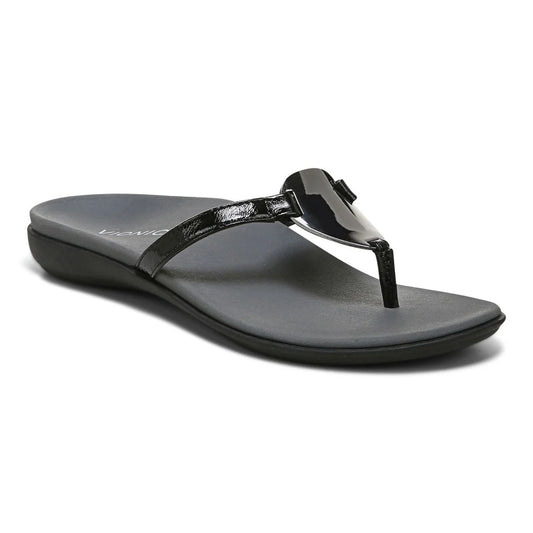 Vionic Raysa Toe Post Sandal Black