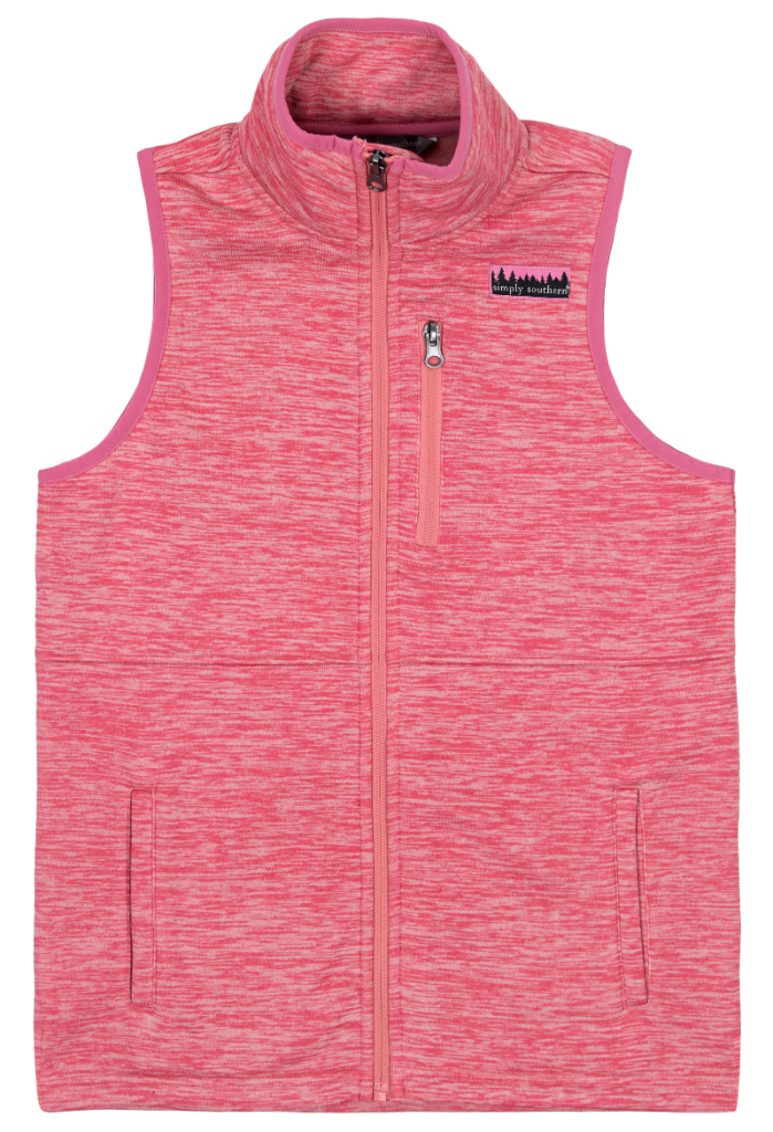 Simply Southern Heather Pink Vest SALE