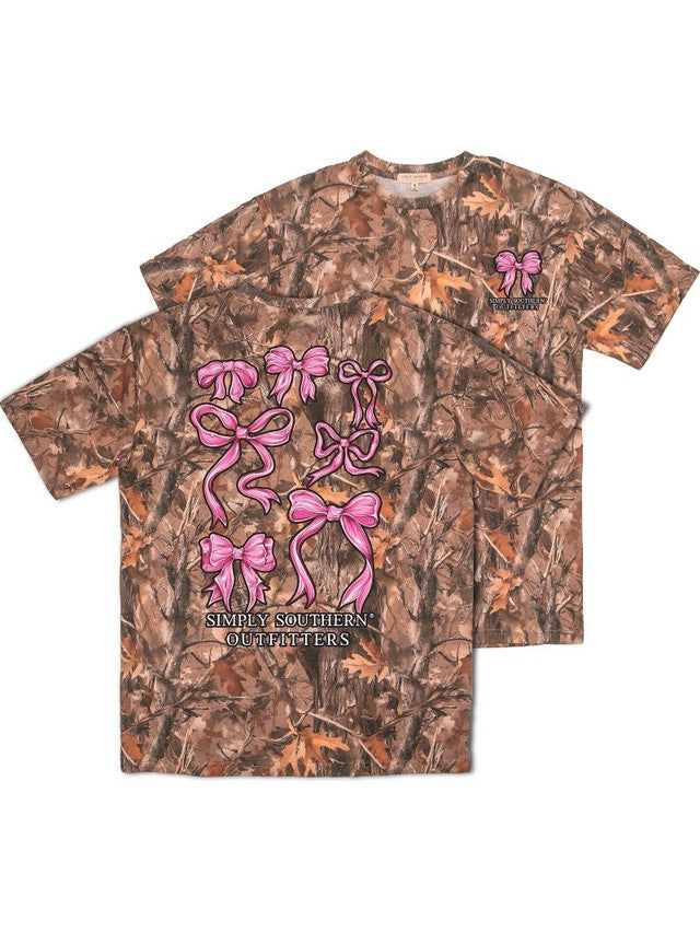 Simply Southern Camo Pink Bows