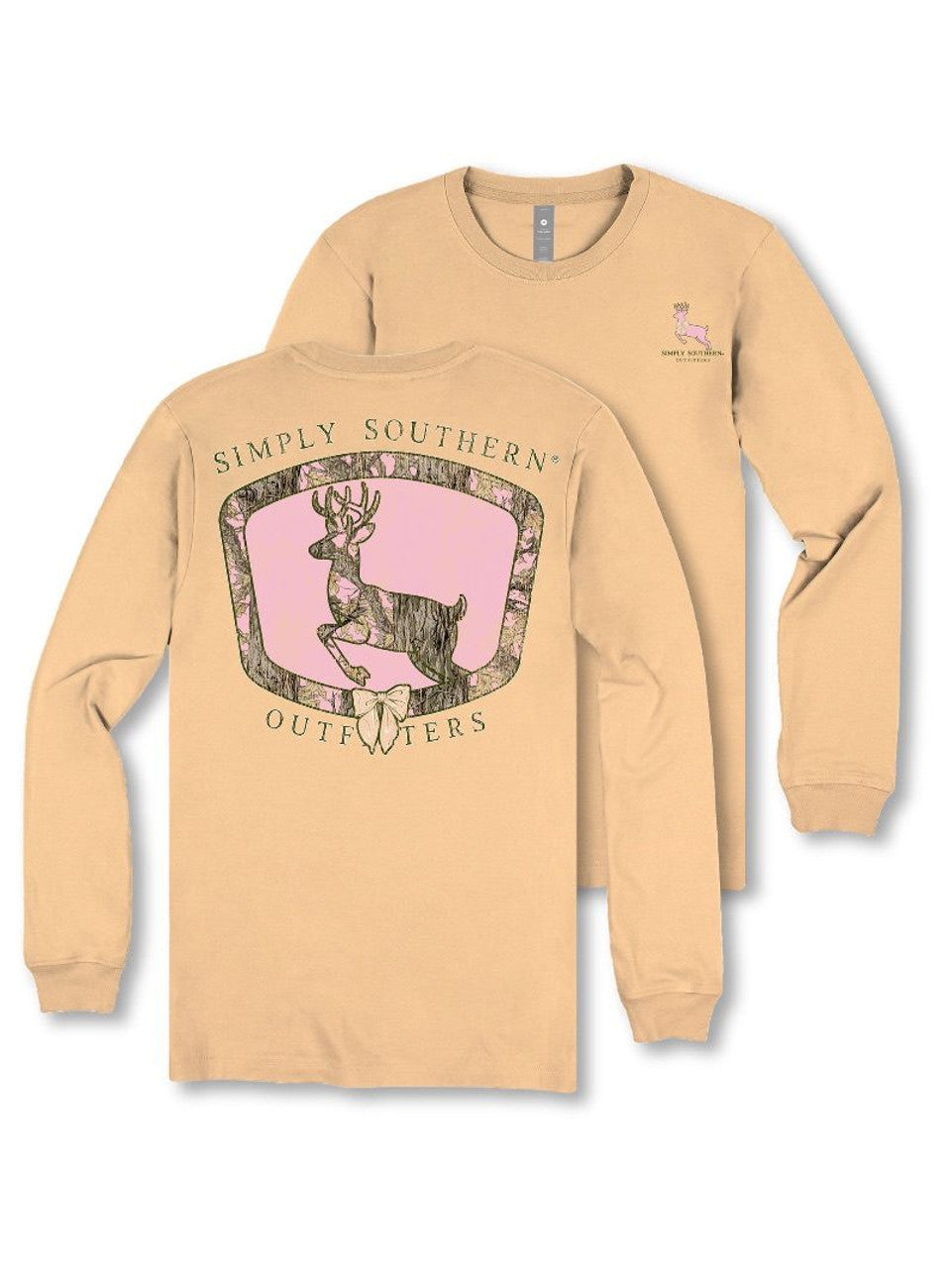 Simply Southern Camo Deer Long Sleeve