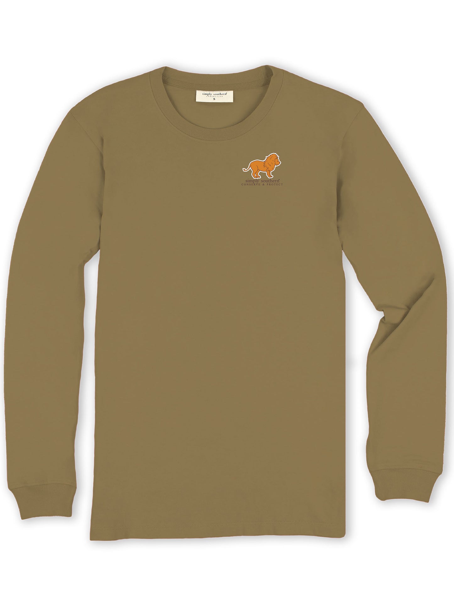 Simply Southern Lion Conserve Protect Long Sleeve Tee