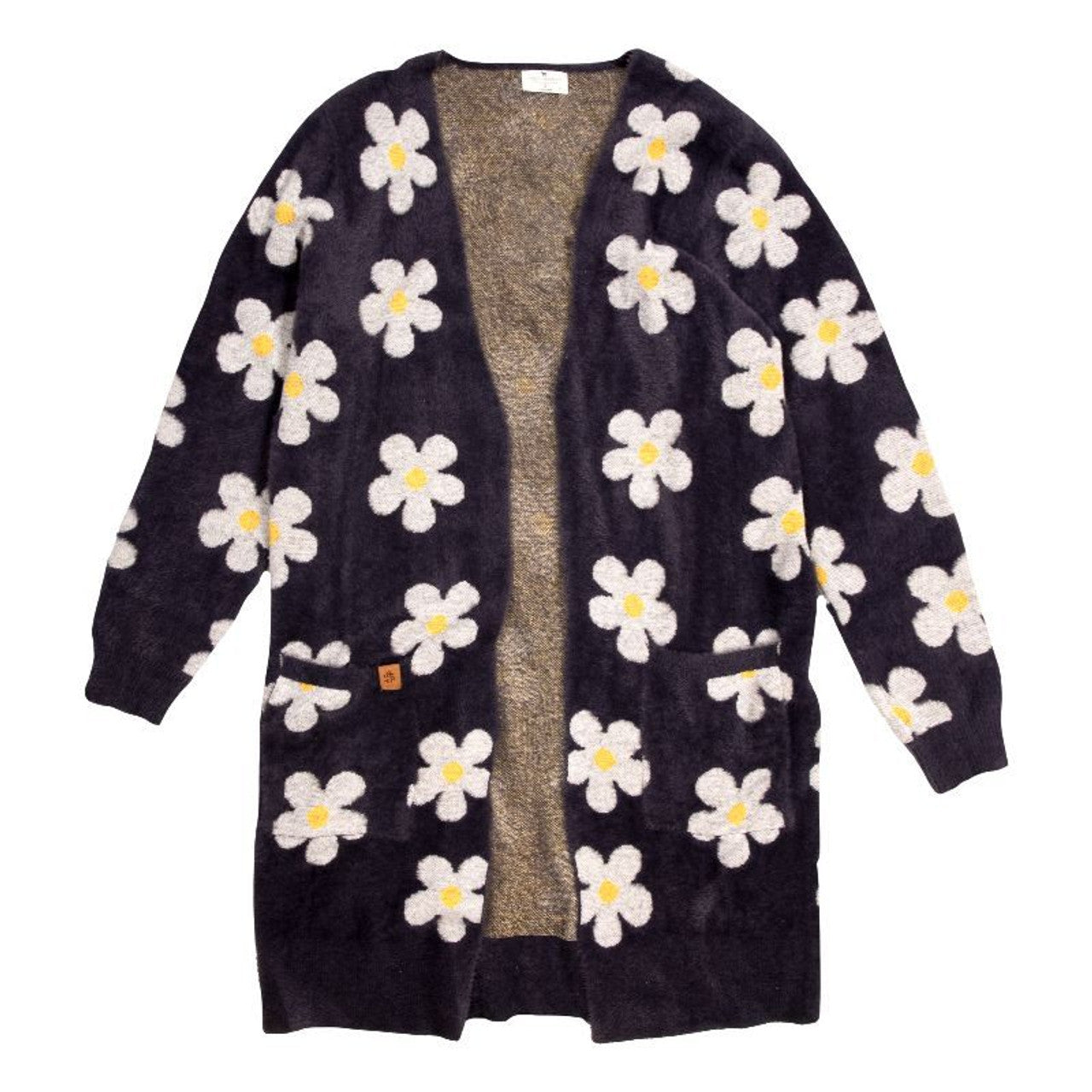 Simply Southern Daisy Fuzzy Cardi SALE