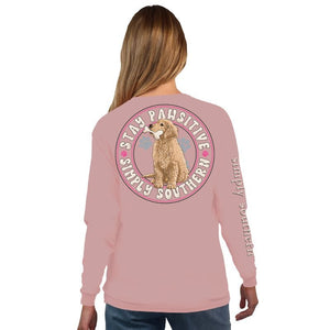 Simply Southern Stay Pawsitive Long Sleeve Tee