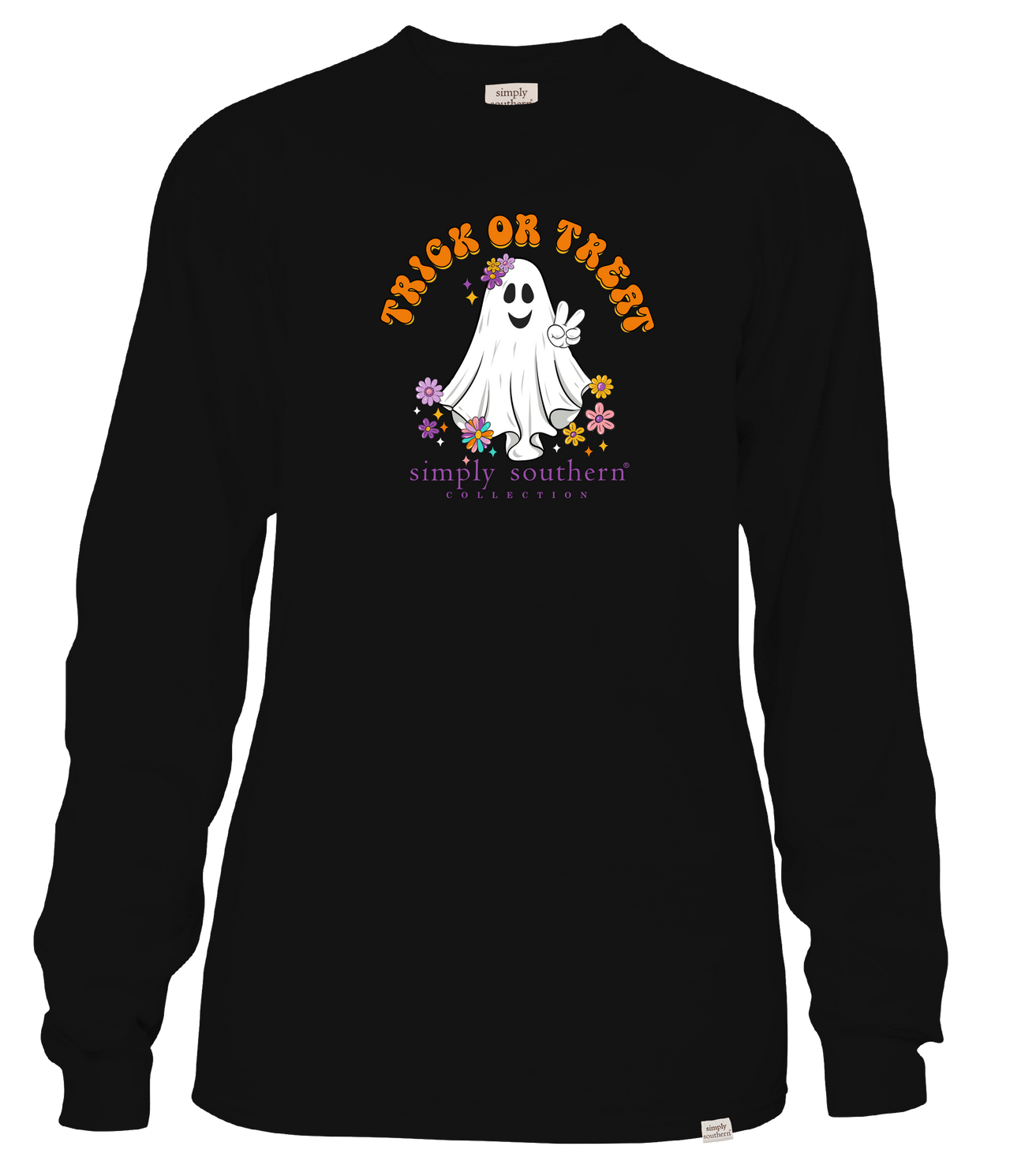 Simply Southern Trick or Treat Long Sleeve Tee