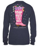 Simply Southern Mud On Her Boots Long Sleeve Tee