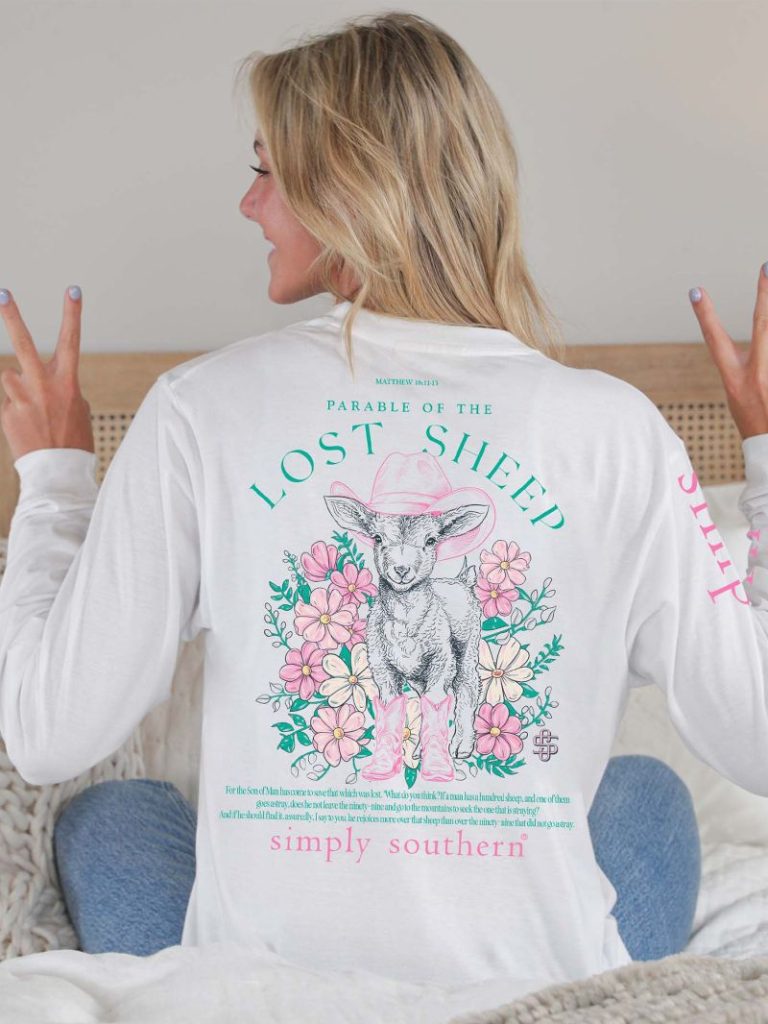 Simply Southern Parable of Lost Sheep Long Sleeve Tee