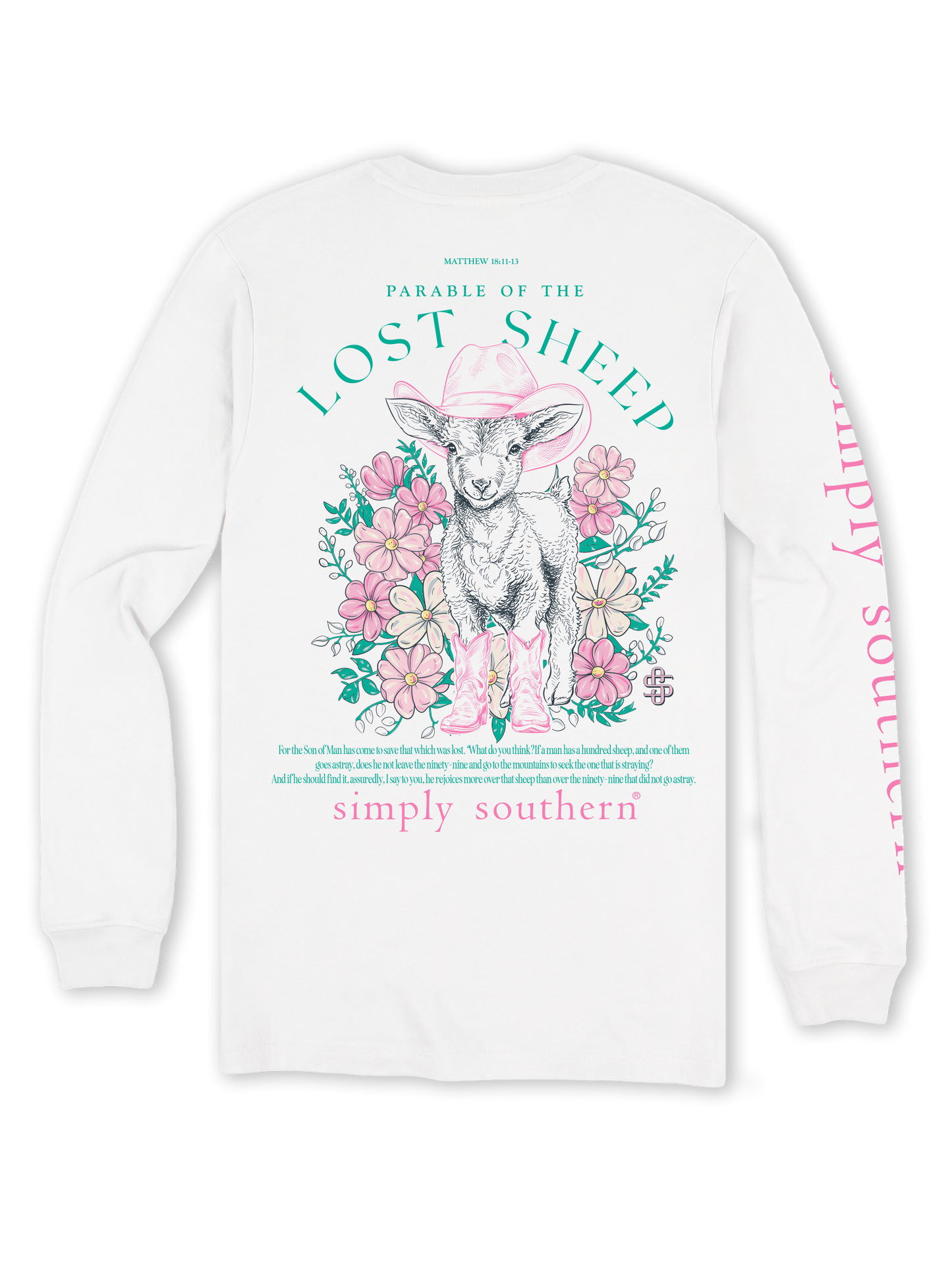 Simply Southern Parable of Lost Sheep Long Sleeve Tee