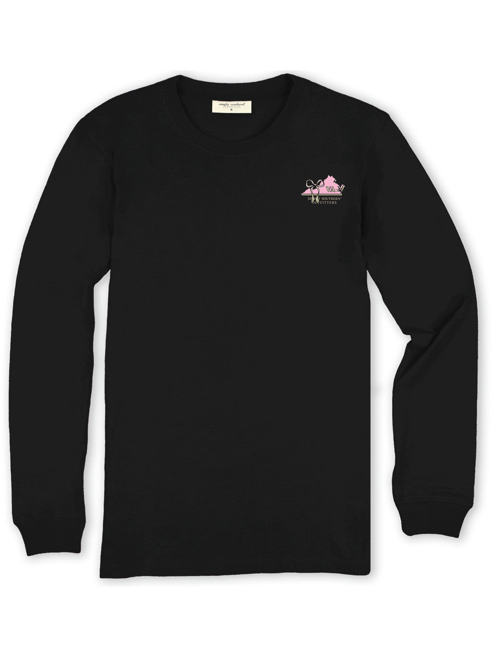 Simply Southern Camo VA State Long Sleeve Tee