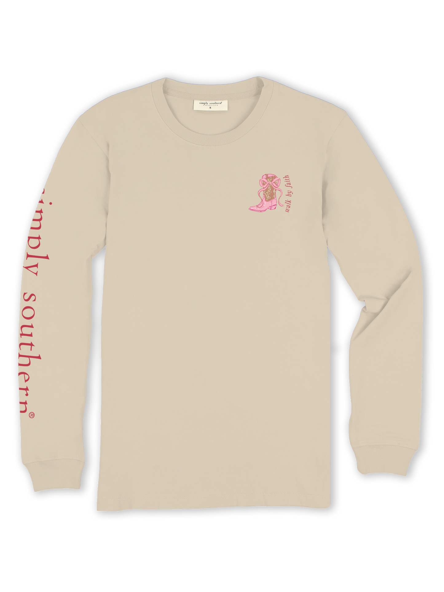 Simply Southern Walk by Faith Long Sleeve Tee