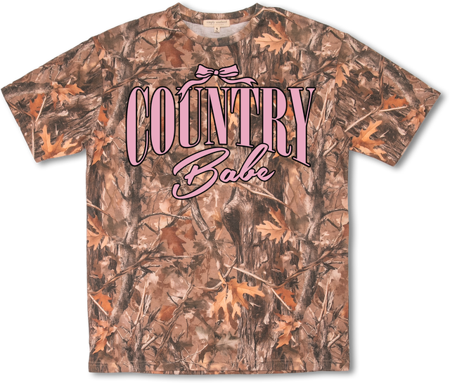 Simply Southern Country Babe Camo Tee