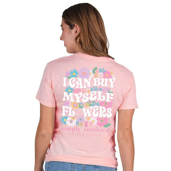 Simply Southern I Can Buy Myself Flowers Tee