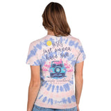 Simply Southern Girls Just Wanna Have Sun Flamingos Tie Dye Tee