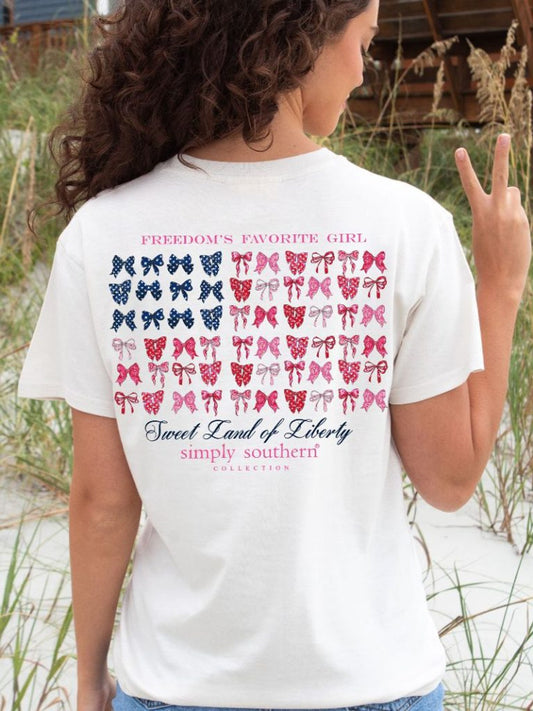 Simply Southern Freedoms Favorite Girl Tee