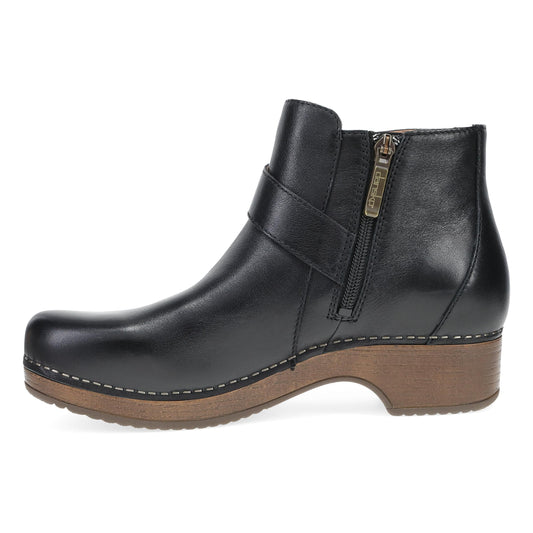 Dansko Brennan Black Calf Bootie