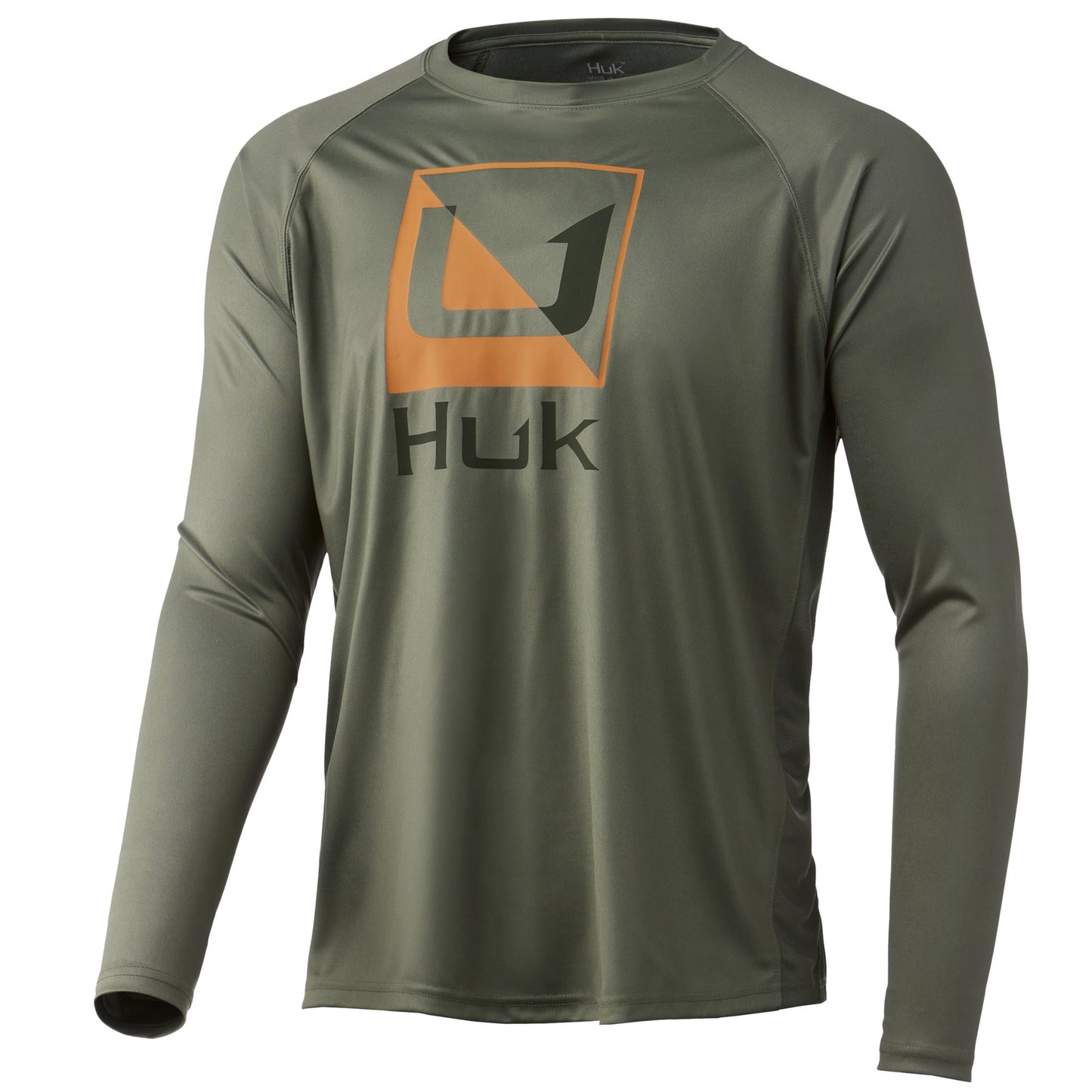 Huk Reflection Pursuit Long Sleeve Moss