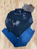Simply Southern Black Pullover Daisy
