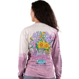 Simply Southern All Things Floral Tie Dye Long Sleeve Tee