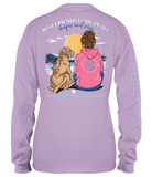 Youth Simply Southern Best Friends Dog Long Sleeve Tee
