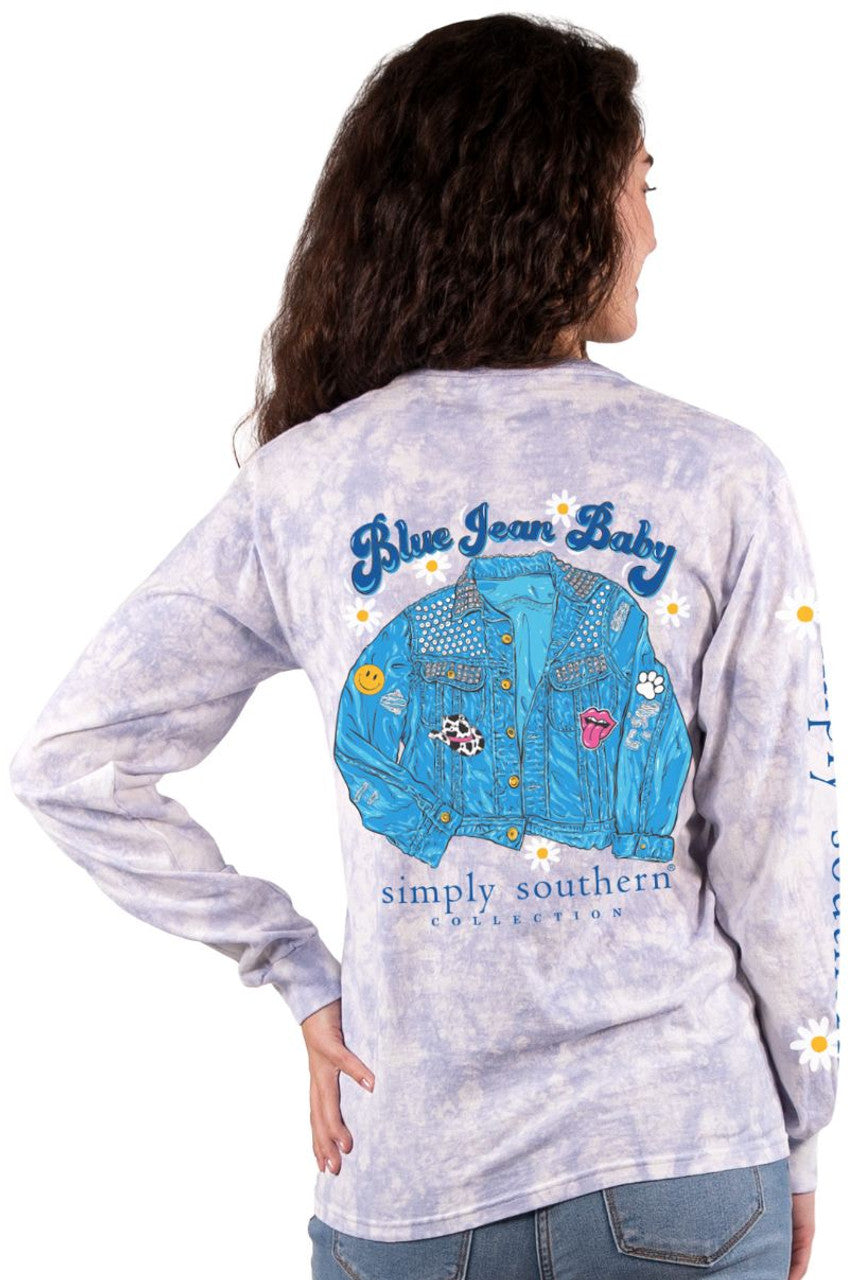 Simply Southern Blue Jean Baby Long Sleeve Tee