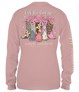 Simply Southern Kick the Dust Up Long Sleeve Tee