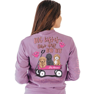 Simply Southern Dog Kiss Long Sleeve T-Shirt SALE