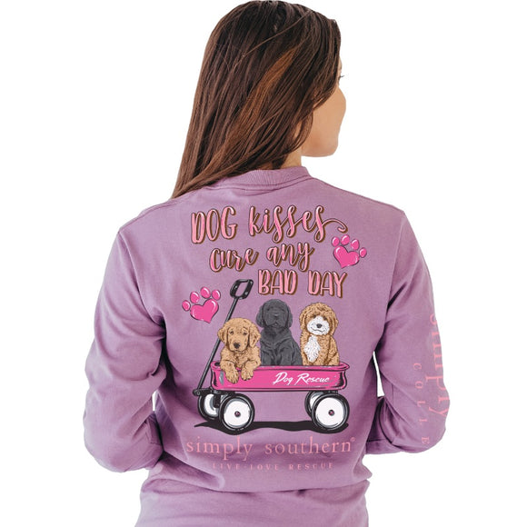 Simply Southern Dog Kiss Long Sleeve T-Shirt SALE