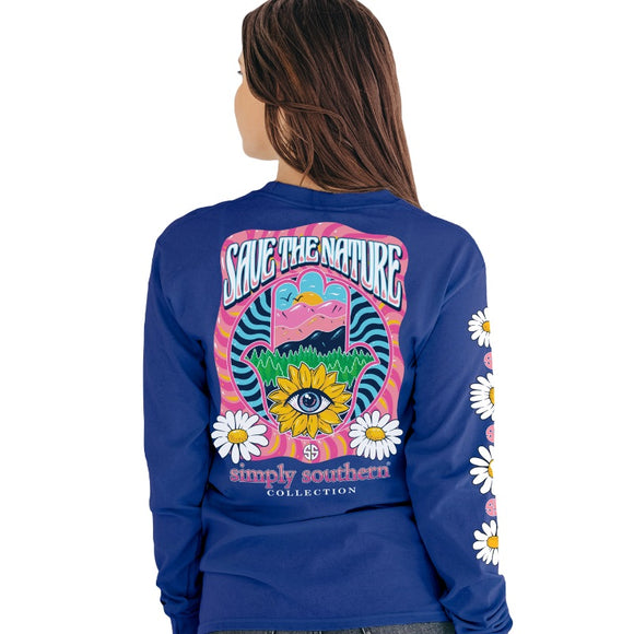Simply Southern Save The Nature Long Sleeve T-Shirt SALE