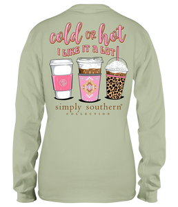 Simply Southern Coffee Long Sleeve Tee