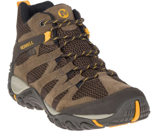 Men's Merrell Alverstone Mid Waterproof Merrell Stone