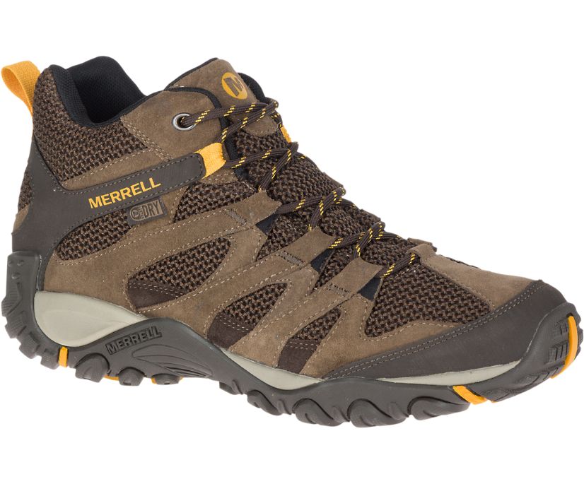 Men's Merrell Alverstone Mid Waterproof Merrell Stone