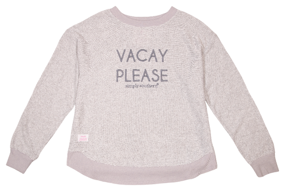 Simply Southern Vacay Please Pullover