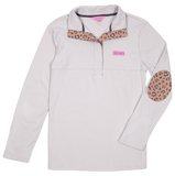 Simply Southern Pullover with Leopard Accents