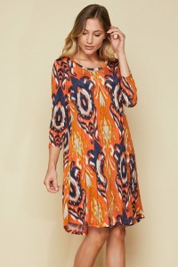 Vencia Dress Rust