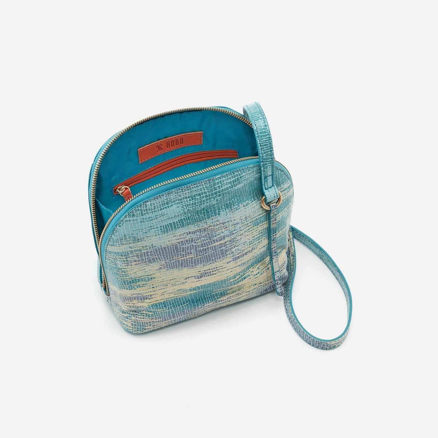 Hobo Nash Crossbody Cracked Glass